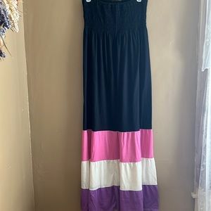 Piper & Blue Tube Top Maxi Dress